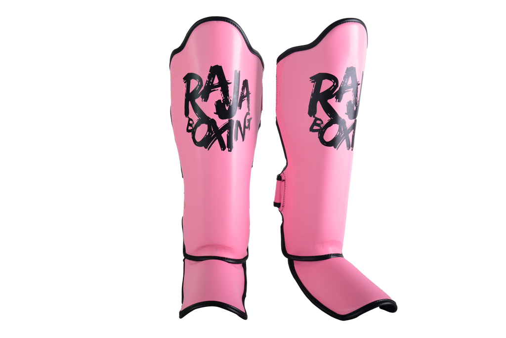 Raja Shin Guards — Lightweight V4 Pink — MMAGuy fight gear Phuket