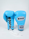 Windy Boxing Gloves Lace up Blue — fight gear in Phuket (Chalong) | MMAGuy