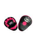 Raja Punch Mitts — Open Finger Black/Pink (RPM-6A) — MMAGuy fight gear Phuket
