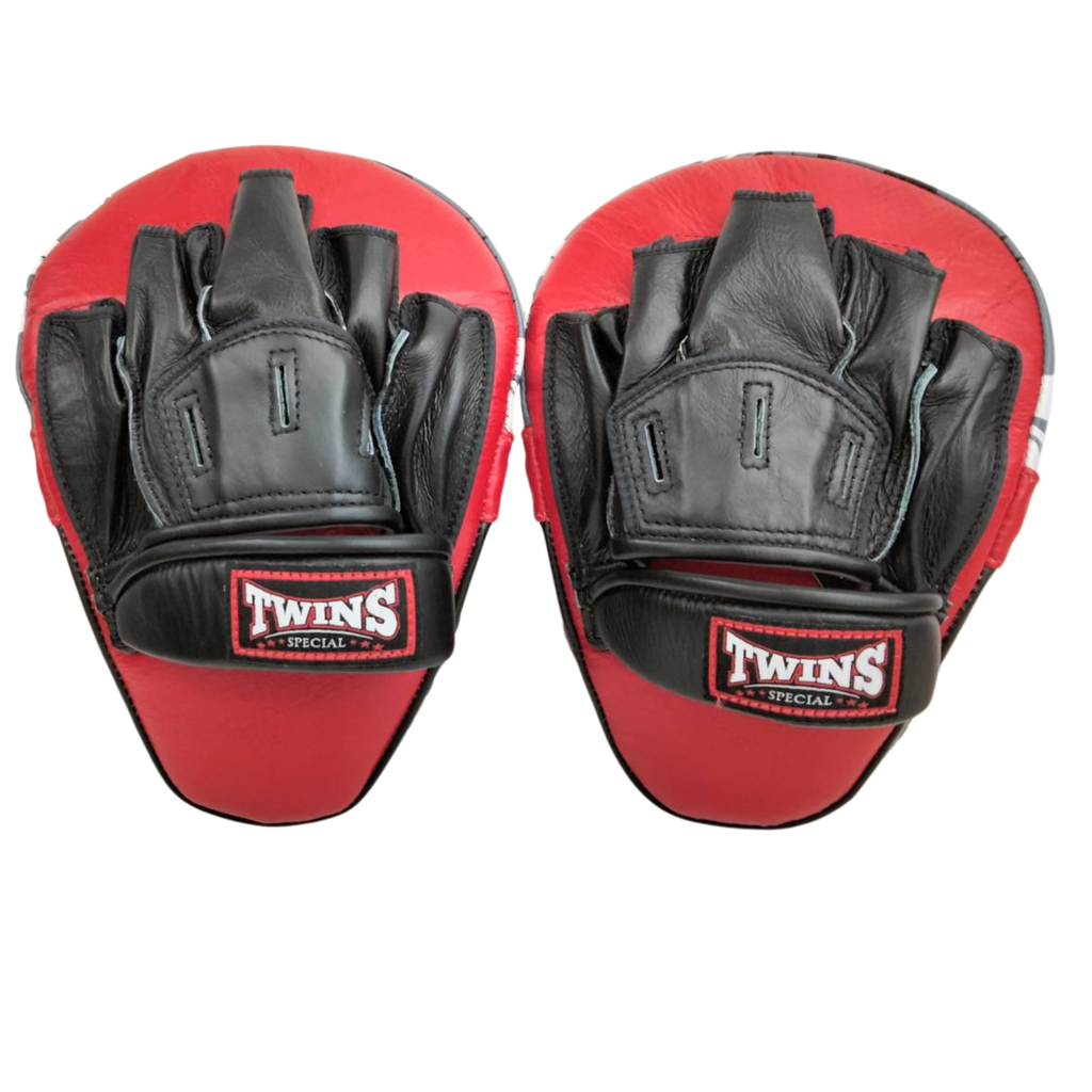 Twins Special Focus Mitts PML10 Red/Black — MMAGuy fight gear Phuket