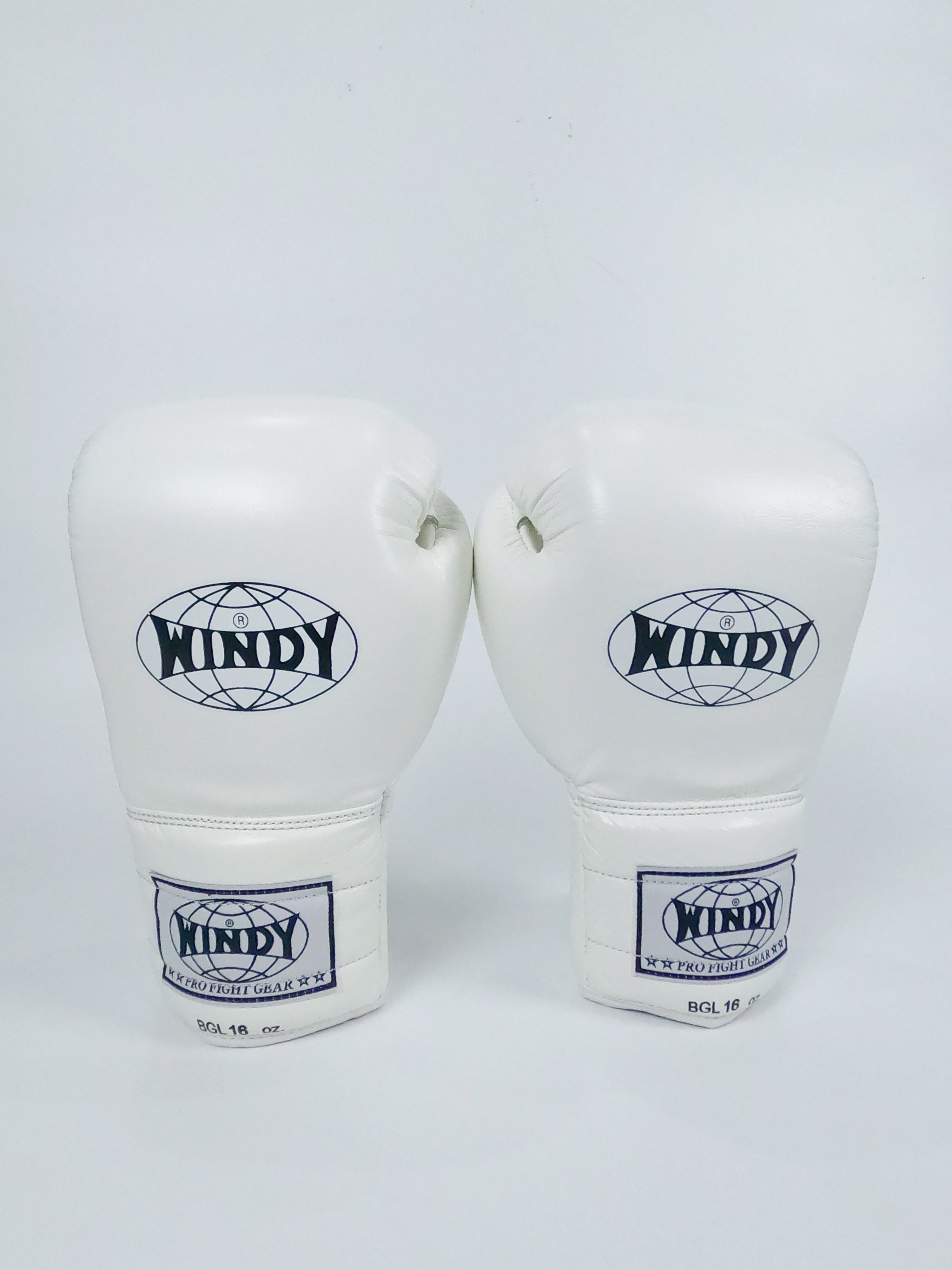 Windy Boxing Gloves Lace up White — view 2, fight gear Phuket | MMAGuy