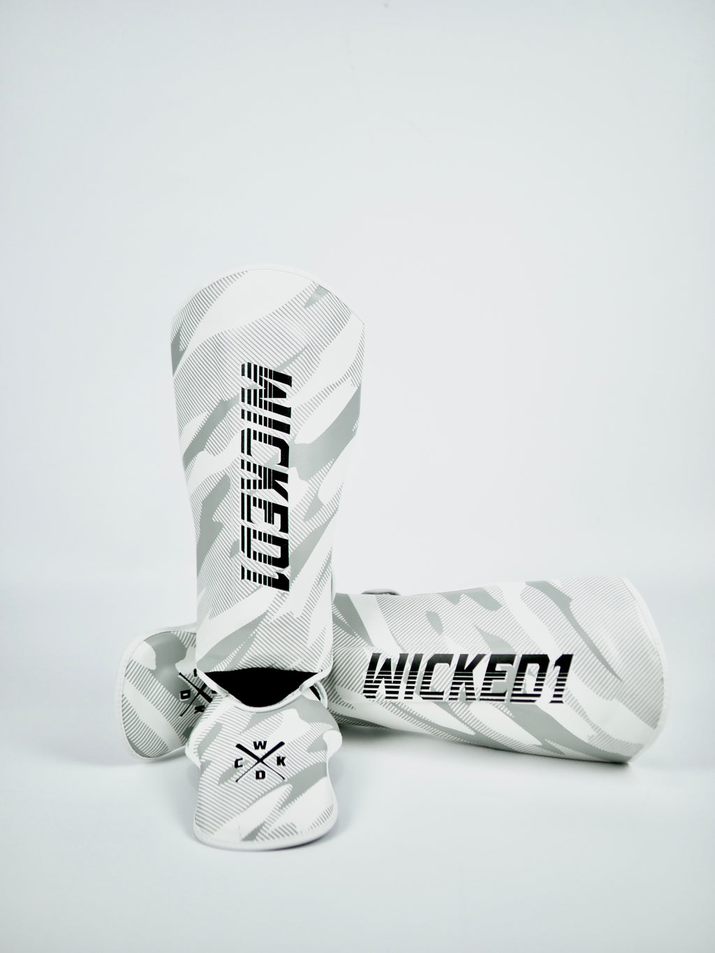 Wicked1 Shinguards UPSET White — fight gear in Phuket (Chalong) | MMAGuy