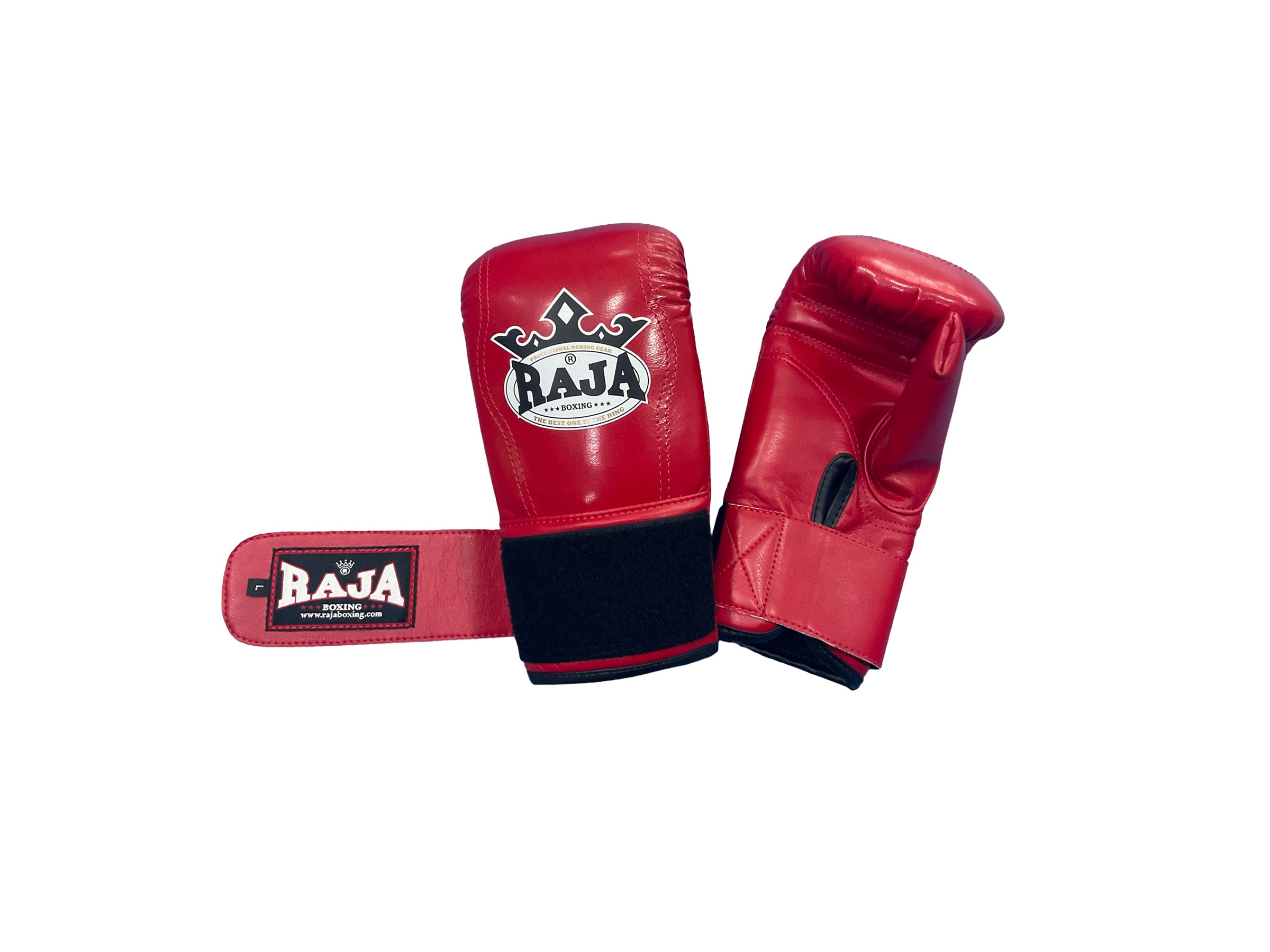 Raja Bag Gloves — Velcro Red — MMAGuy fight gear Phuket