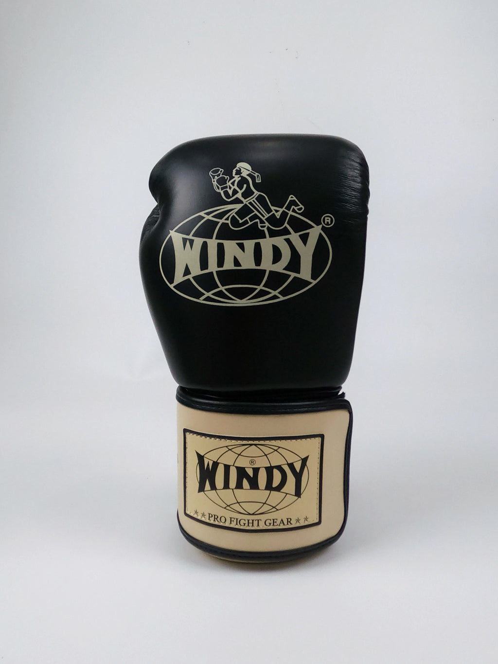 Windy Boxing Gloves Black Cream *Limited Edition* — view 4, fight gear Phuket | MMAGuy