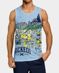 Wicked1 ON AIR Favila Blue TANK TOP