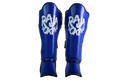 Raja Shin Guards — Lightweight V4 Blue — MMAGuy fight gear Phuket