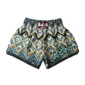 Raja Muay Thai Shorts — Aztec Teal — MMAGuy fight gear Phuket