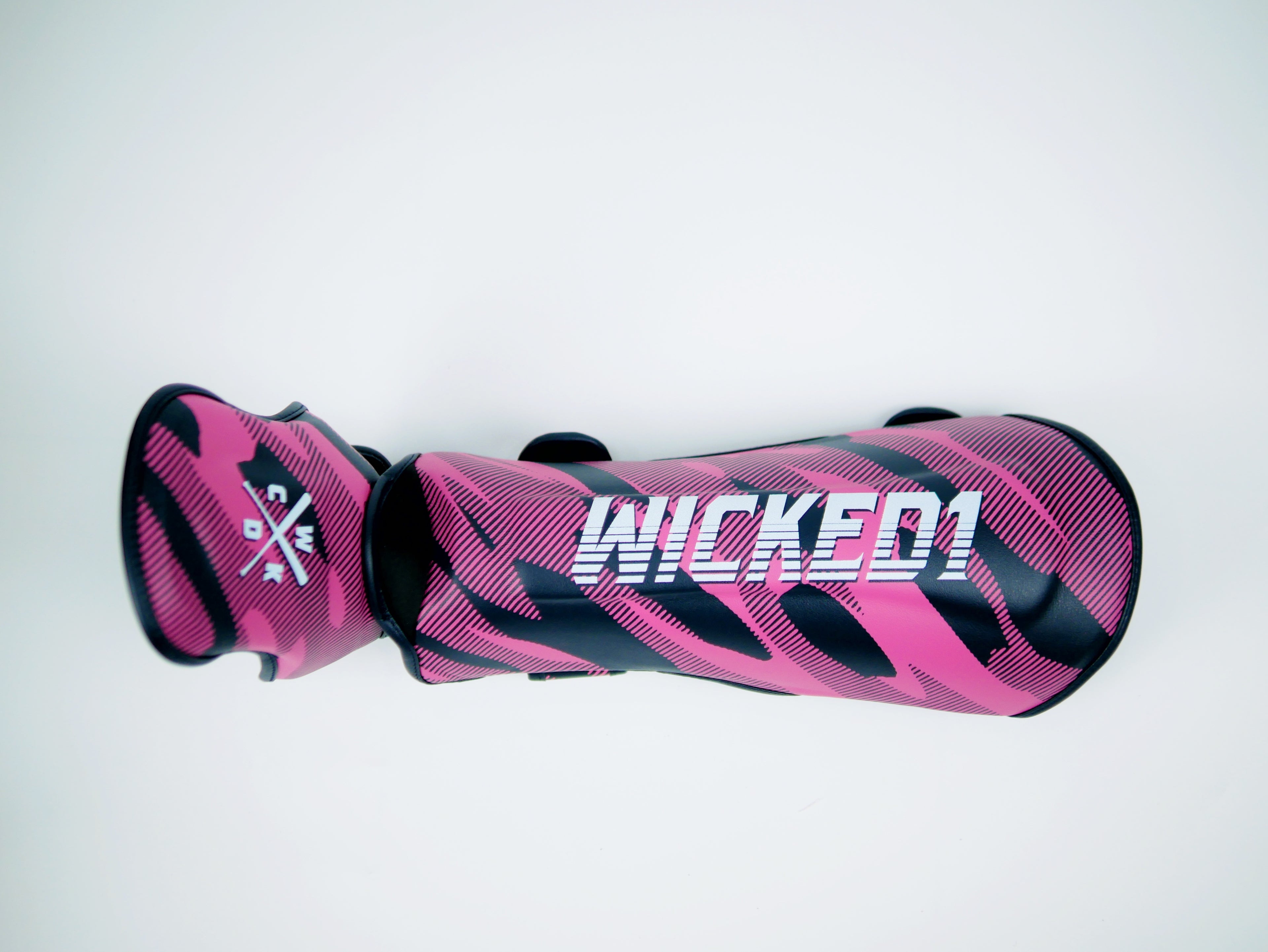 Wicked1 Shinguards UPSET Pink(MF) — view 3, fight gear Phuket | MMAGuy