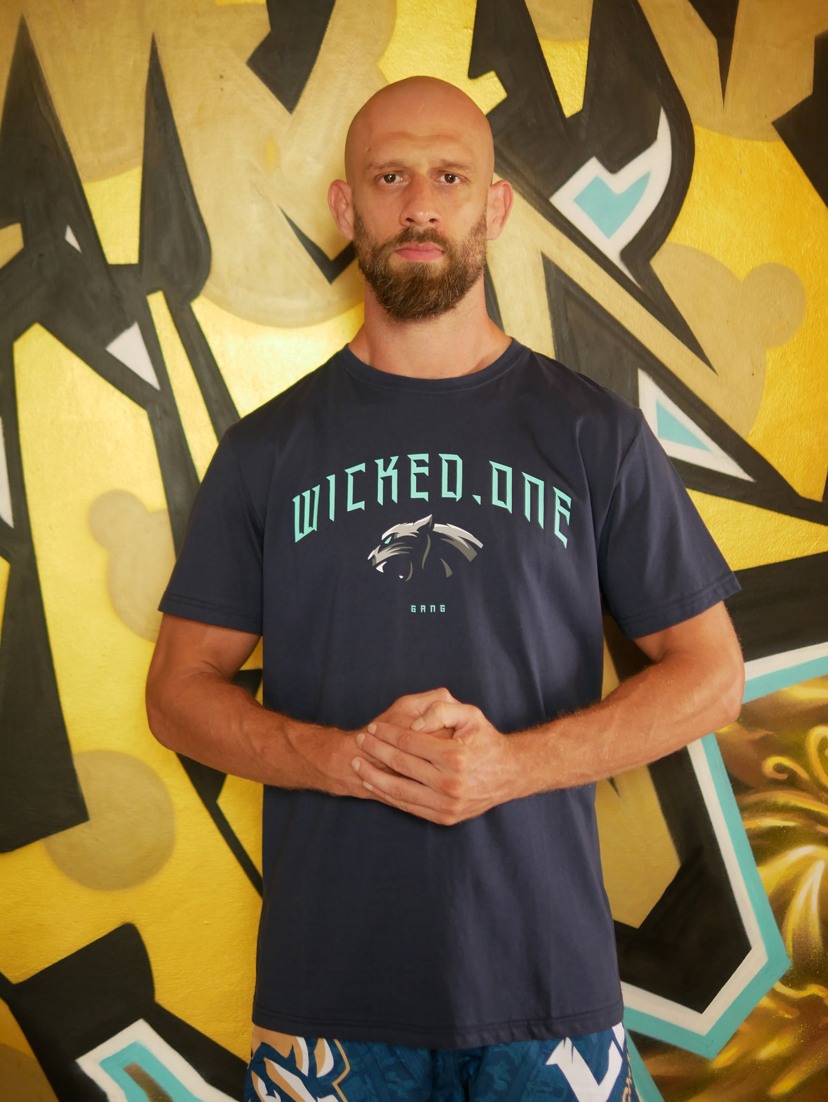 Wicked1 TEE BAGHEERA NAVY T-SHIRT