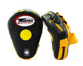 Twins Special Focus Mitts PML10 Black/Yellow — MMAGuy fight gear Phuket