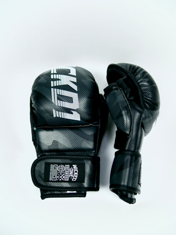 Wicked1 Sparring MMA Gloves UPSET Black — fight gear in Phuket (Chalong) | MMAGuy