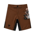 BJJ Lifestyle Where Fear Ends BJJ shorts, front