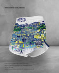 Wicked1 TRAINING SHORTS FAVELA RISING WHITE