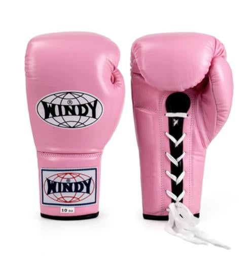 Windy Boxing Gloves Lace up Pink