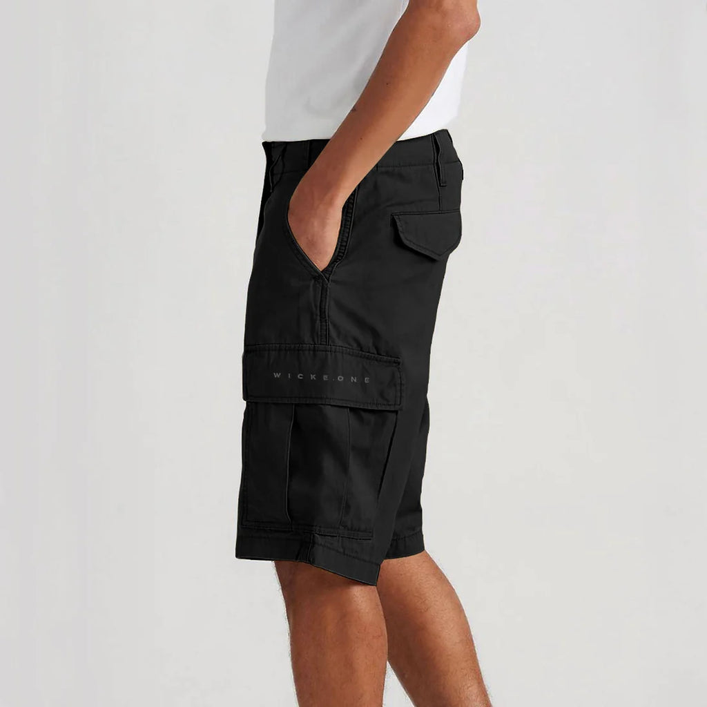 Wicked1 SHORTS CARGO BLACK SHYNE