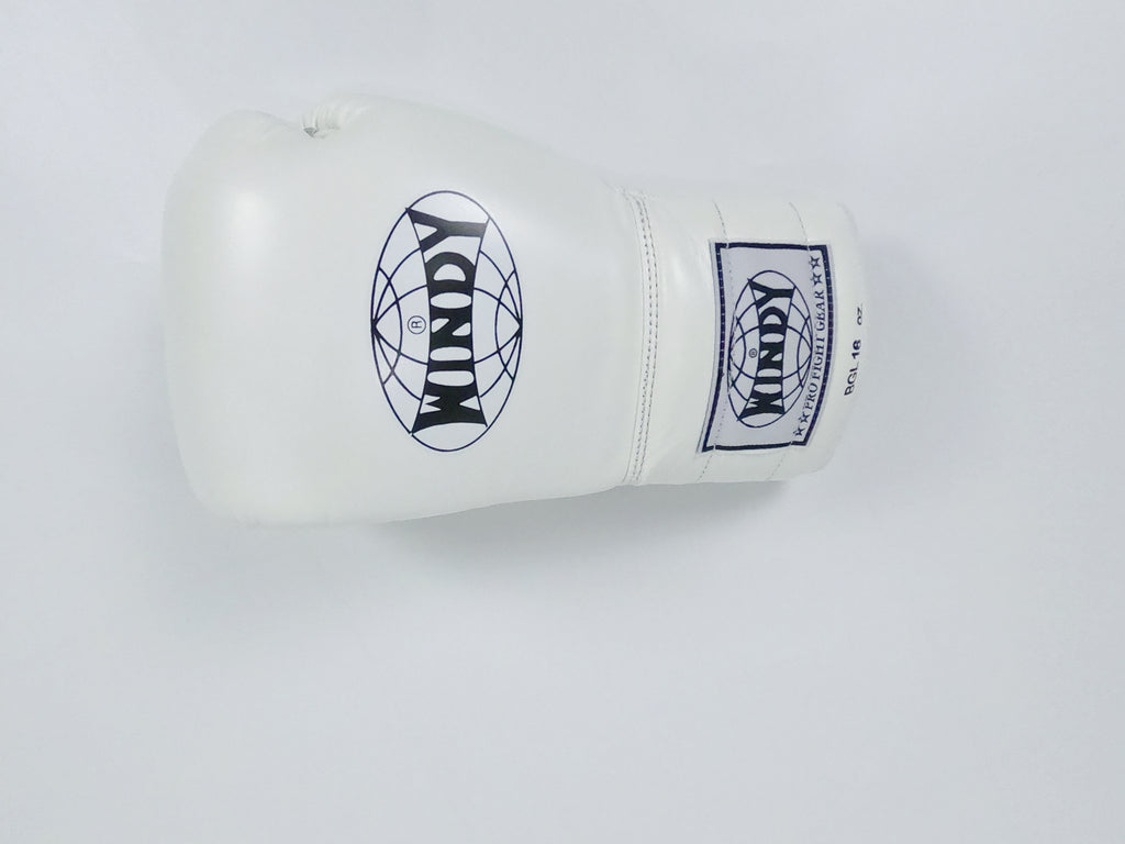 Windy Boxing Gloves Lace up White — view 5, fight gear Phuket | MMAGuy
