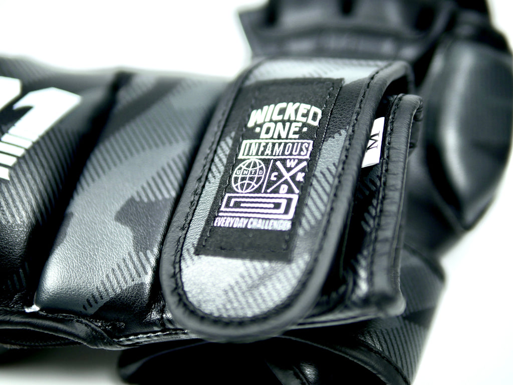 Wicked1 Sparring MMA Gloves UPSET Black — view 3, fight gear Phuket | MMAGuy
