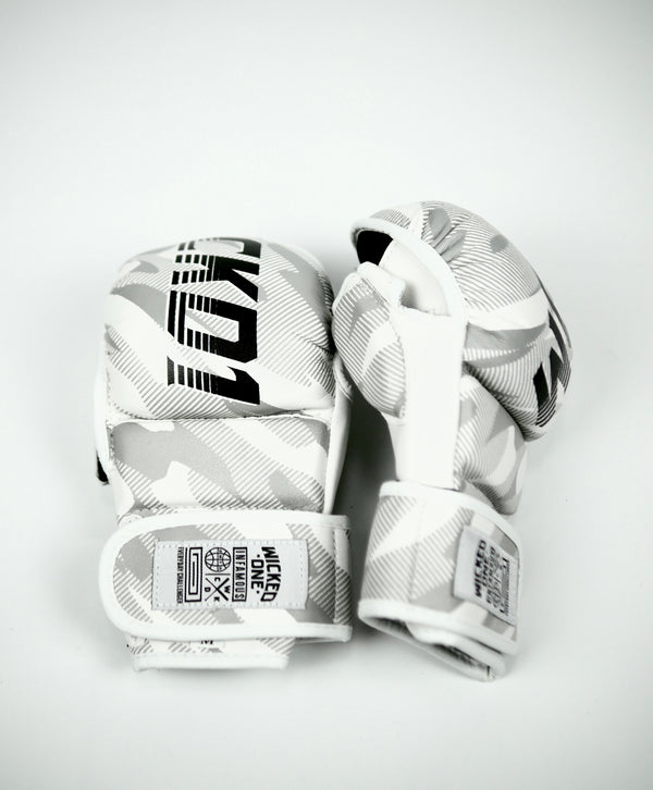 Wicked1 Sparring MMA Gloves UPSET White — fight gear in Phuket (Chalong) | MMAGuy