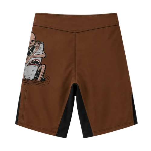 BJJ Lifestyle Where Fear Ends BJJ shorts, side