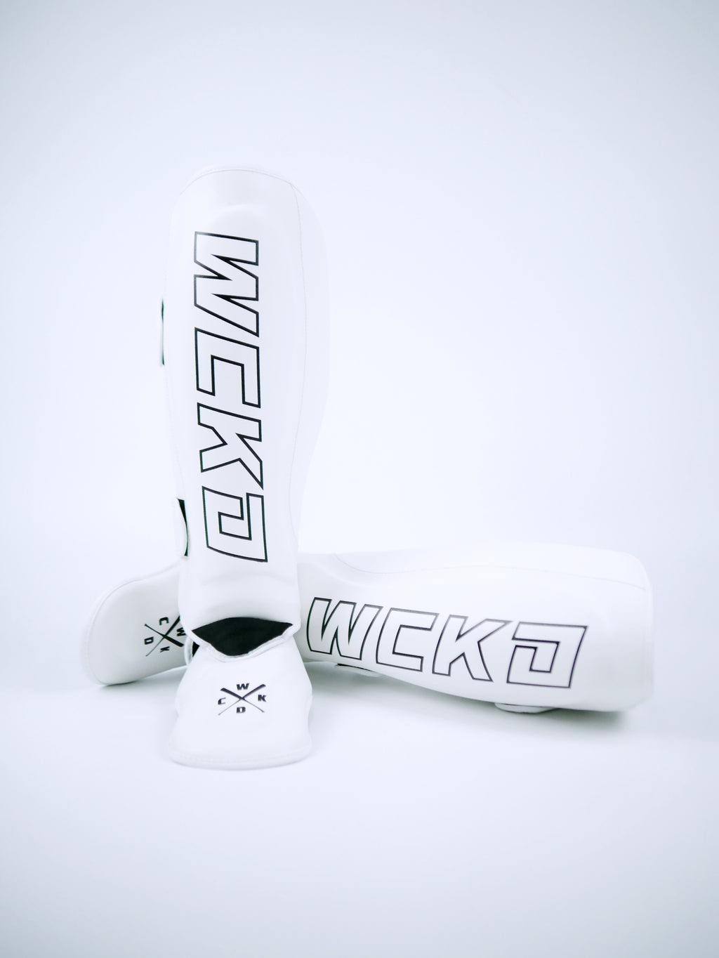 Wicked1 Shinguards RAW White (MF) — fight gear in Phuket (Chalong) | MMAGuy