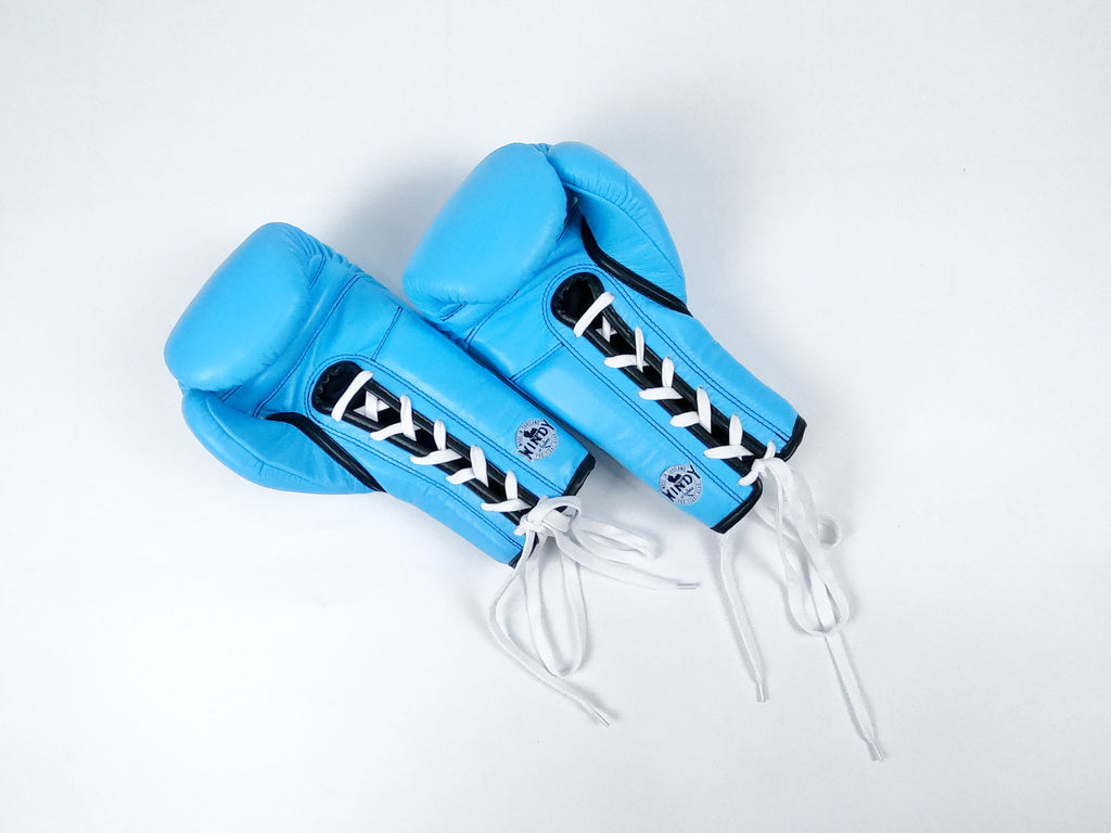Windy Boxing Gloves Lace up Blue — view 3, fight gear Phuket | MMAGuy