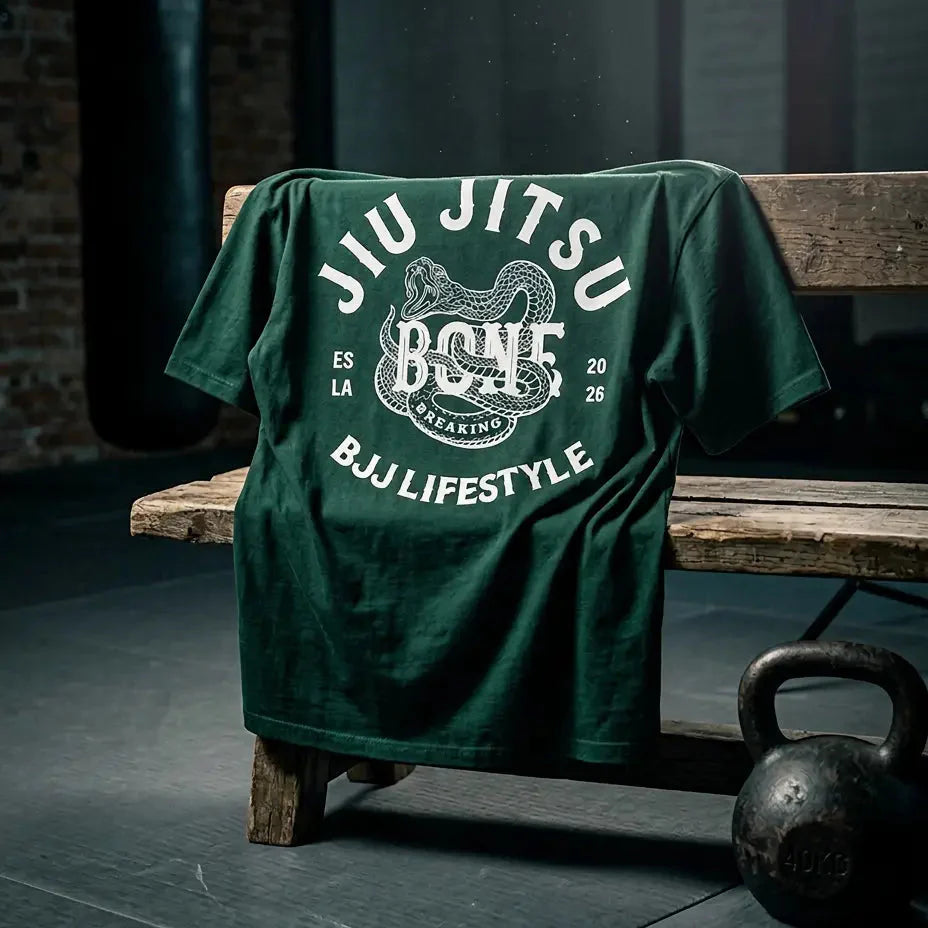 Jiu Jitsu Breaking Bone Oversize T-Shirt - Technical Mastery | Bjjlifestyle
