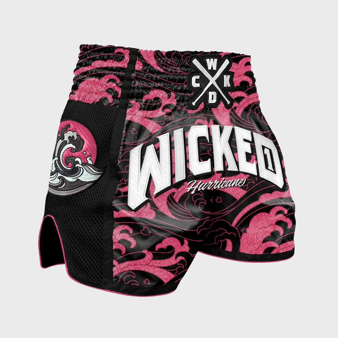 Wicked1 MUAY THAI SHORT HURRICANE PINK