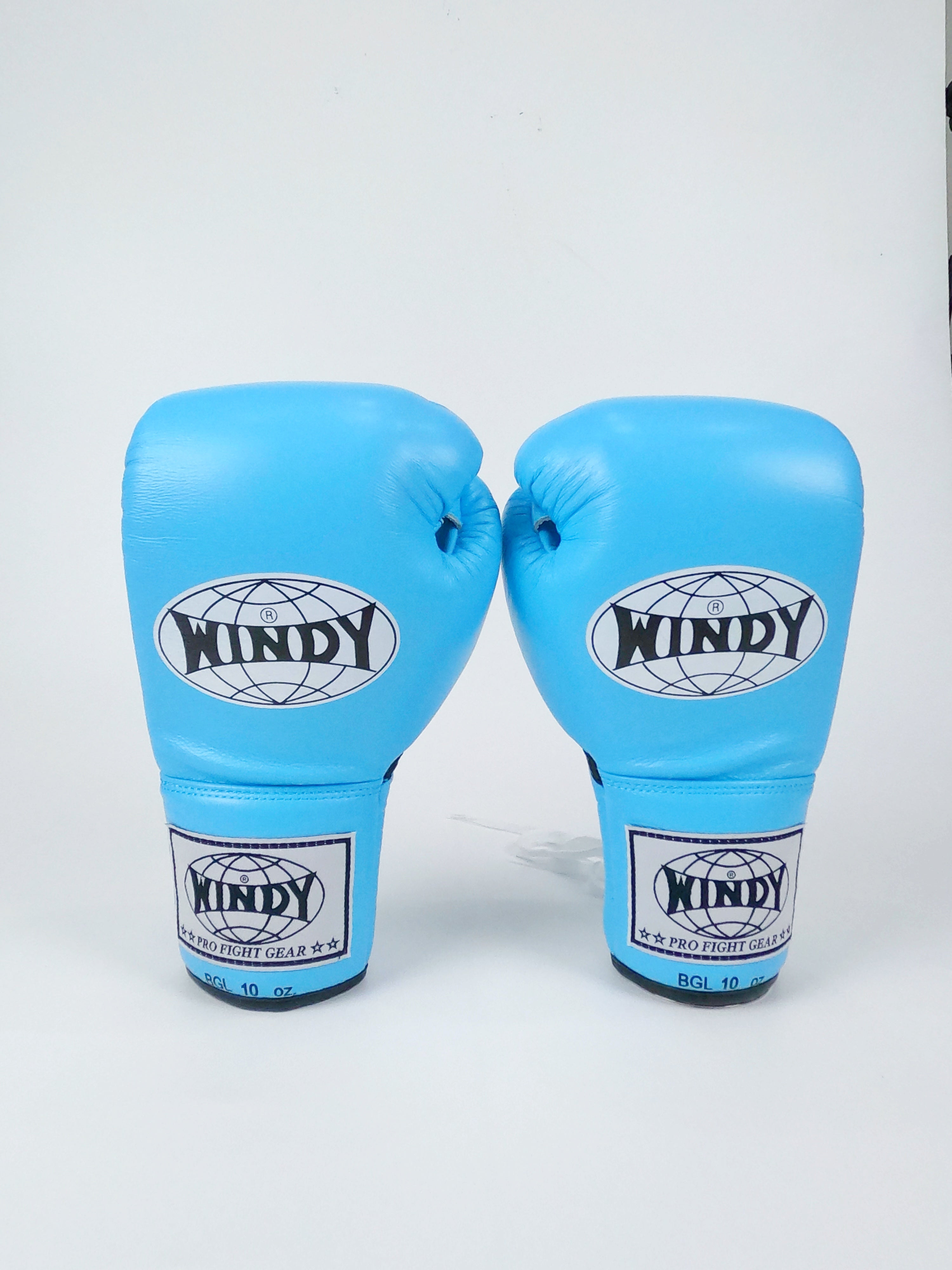 Windy Boxing Gloves Lace up Blue — view 2, fight gear Phuket | MMAGuy