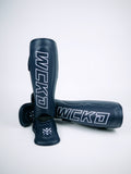 Wicked1 Shinguards RAW Navy (MF) — fight gear in Phuket (Chalong) | MMAGuy