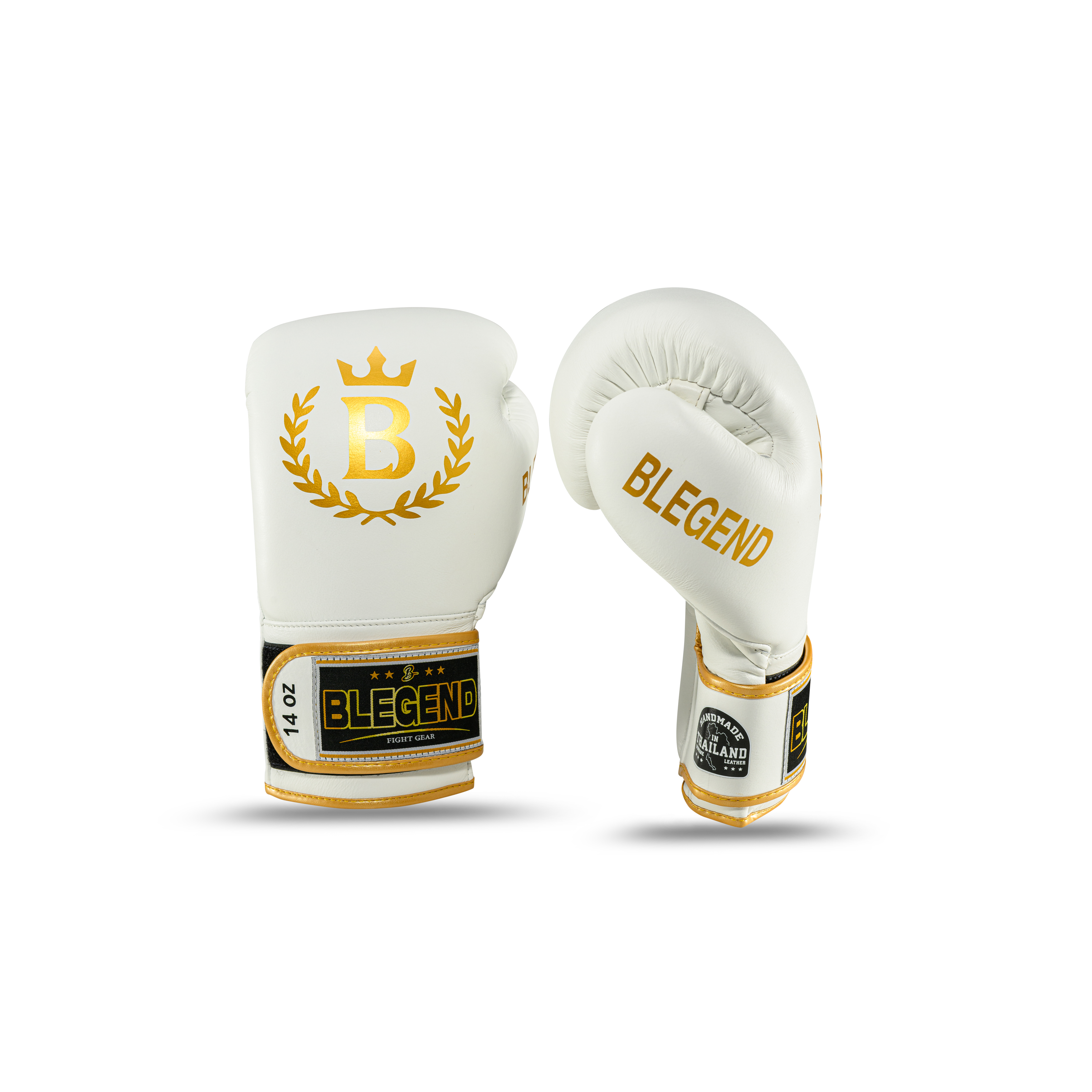 Blegend  Boxing Gloves BGR White