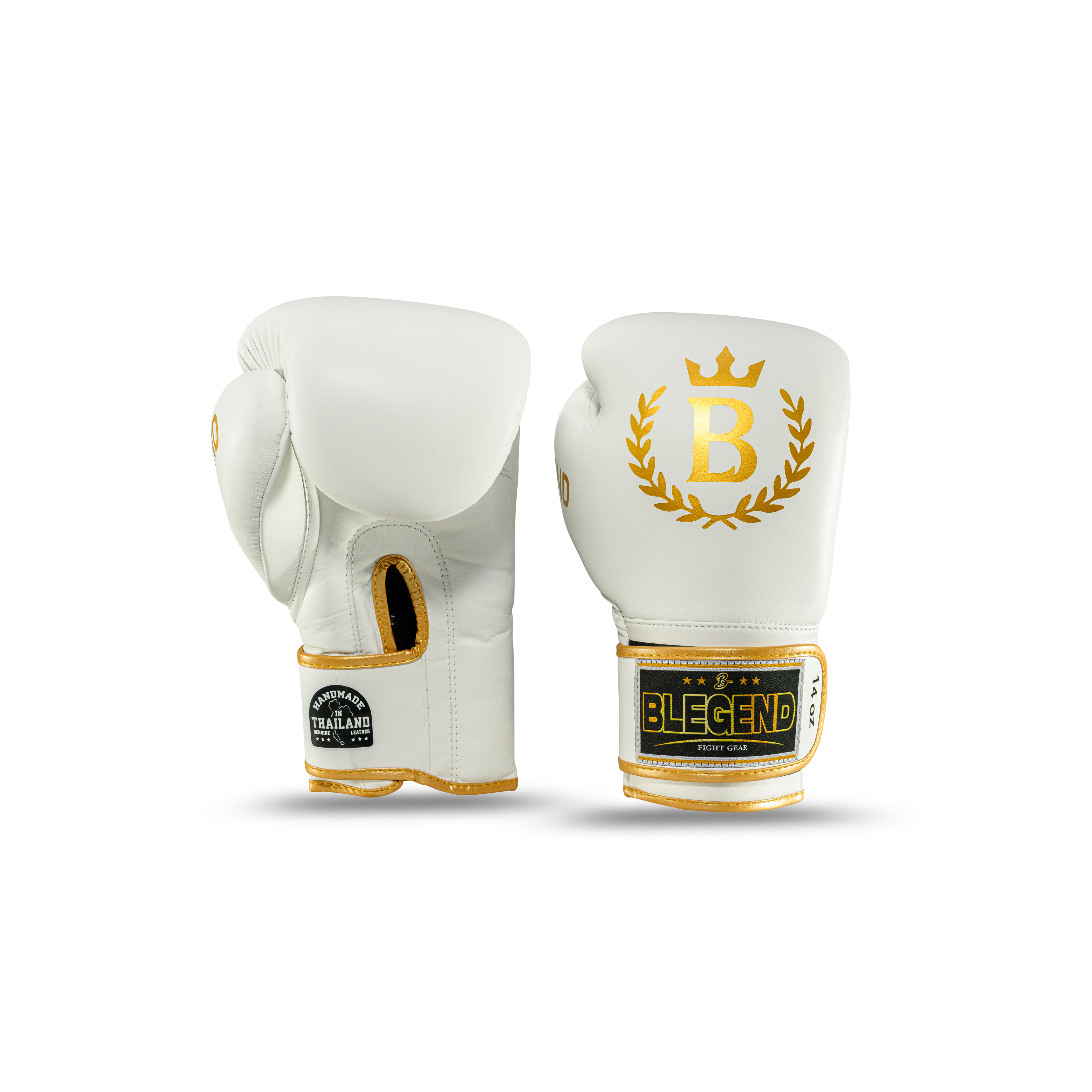 Blegend  Boxing Gloves BGR White