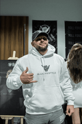 BJJ Hoodie Roll Forever - White