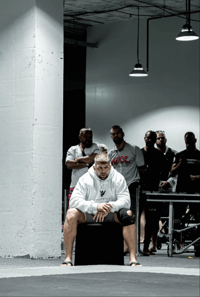 BJJ Hoodie Roll Forever - White