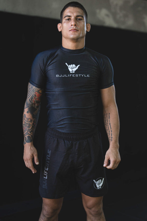 BJJ Compression Rashguard - Short Sleeve Grappling Armor | Bjjlifestyle
