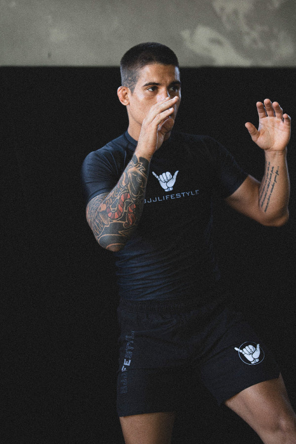 BJJ Compression Rashguard - Short Sleeve Grappling Armor | Bjjlifestyle