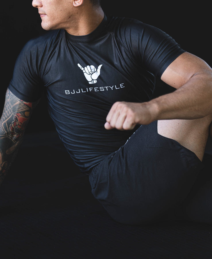 BJJ Compression Rashguard - Short Sleeve Grappling Armor | Bjjlifestyle