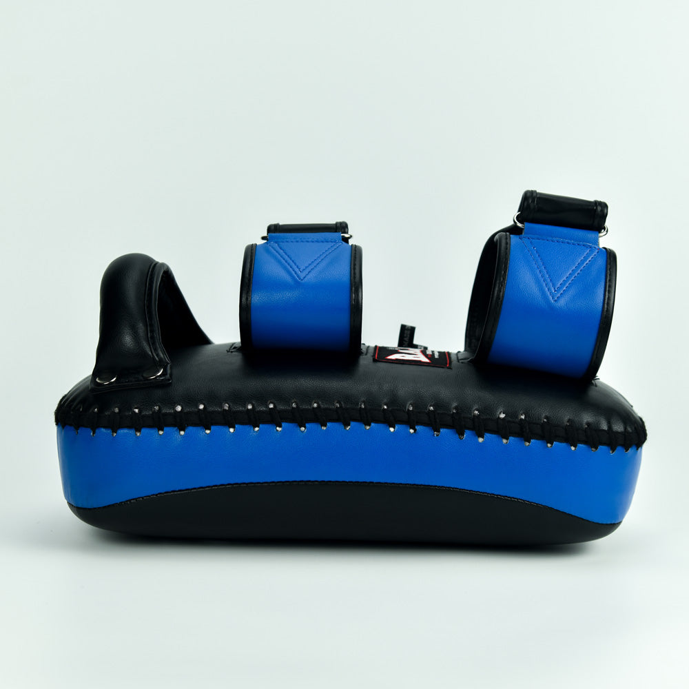 Raja Kicking Pads — Black Blue — MMAGuy fight gear Phuket