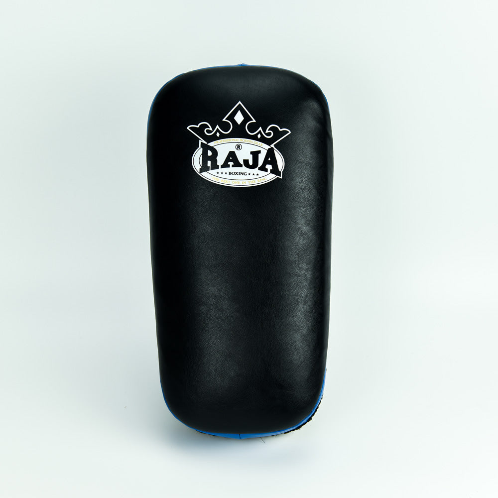 Raja Kicking Pads — Black Blue — MMAGuy fight gear Phuket