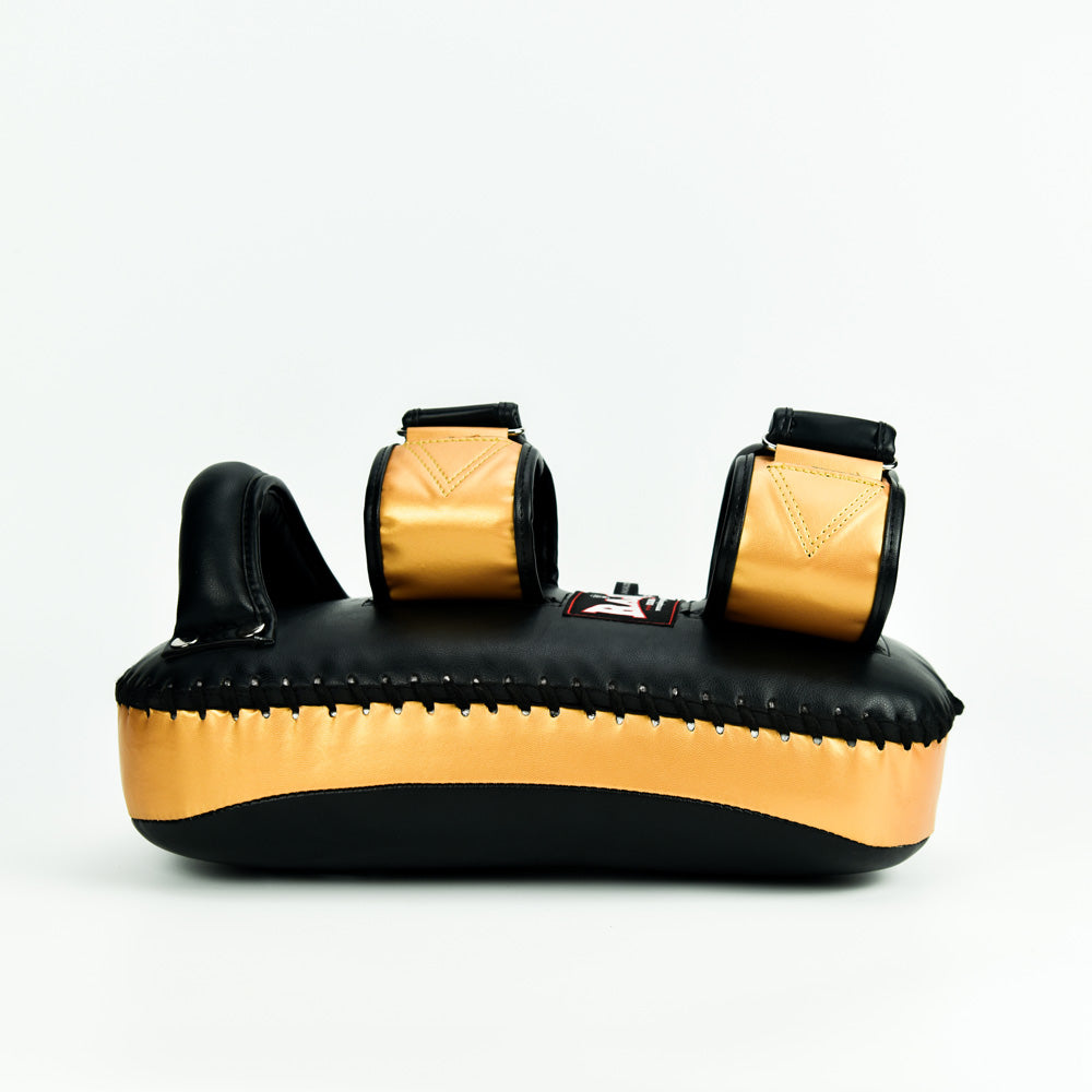 Raja Kicking Pads — Black Gold — MMAGuy fight gear Phuket