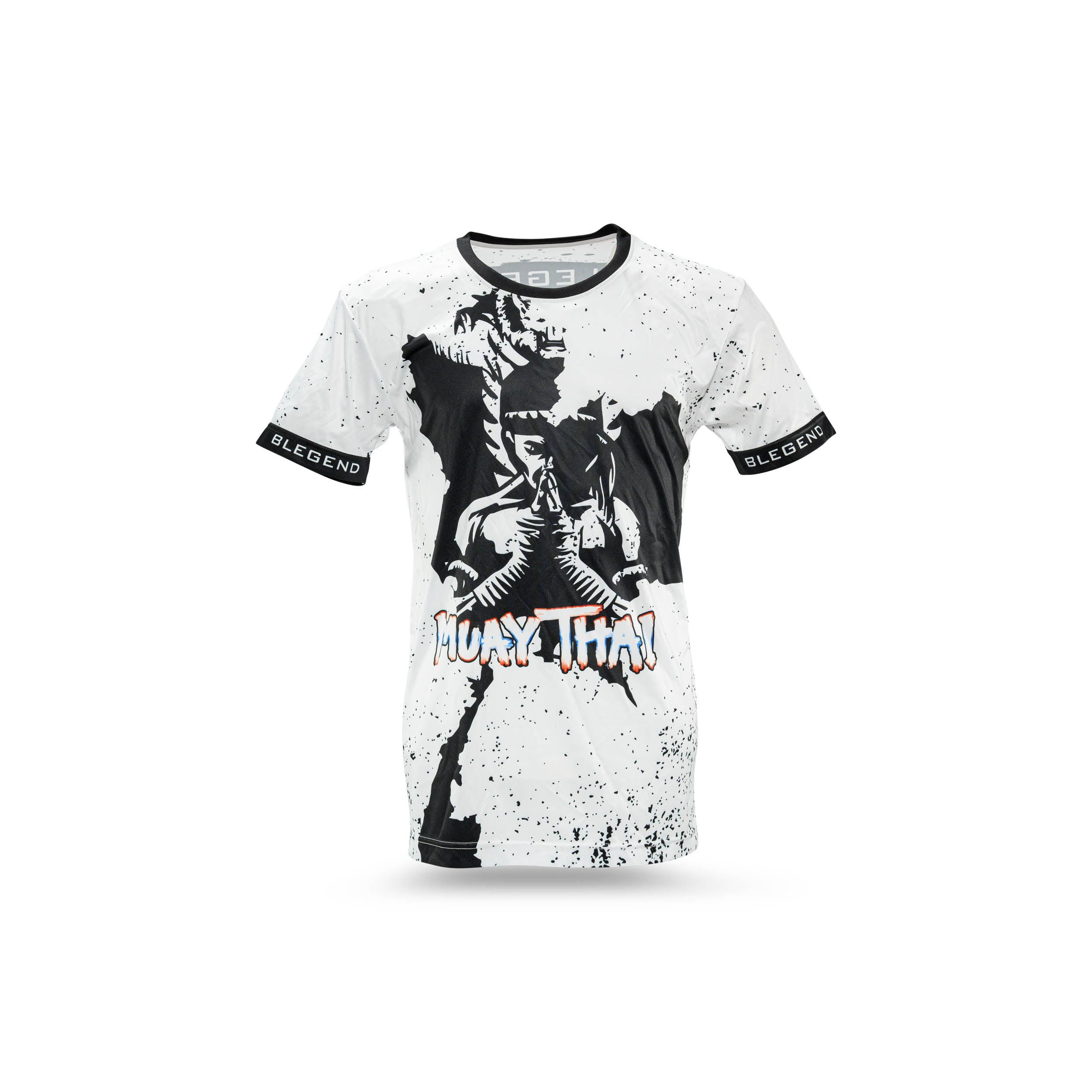 Blegend Nak Muay Dry-fit Muay Thai T-shirt White