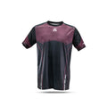 Black and maroon K-Swiss King Pro T-Shirt Velvet jersey with mesh pattern