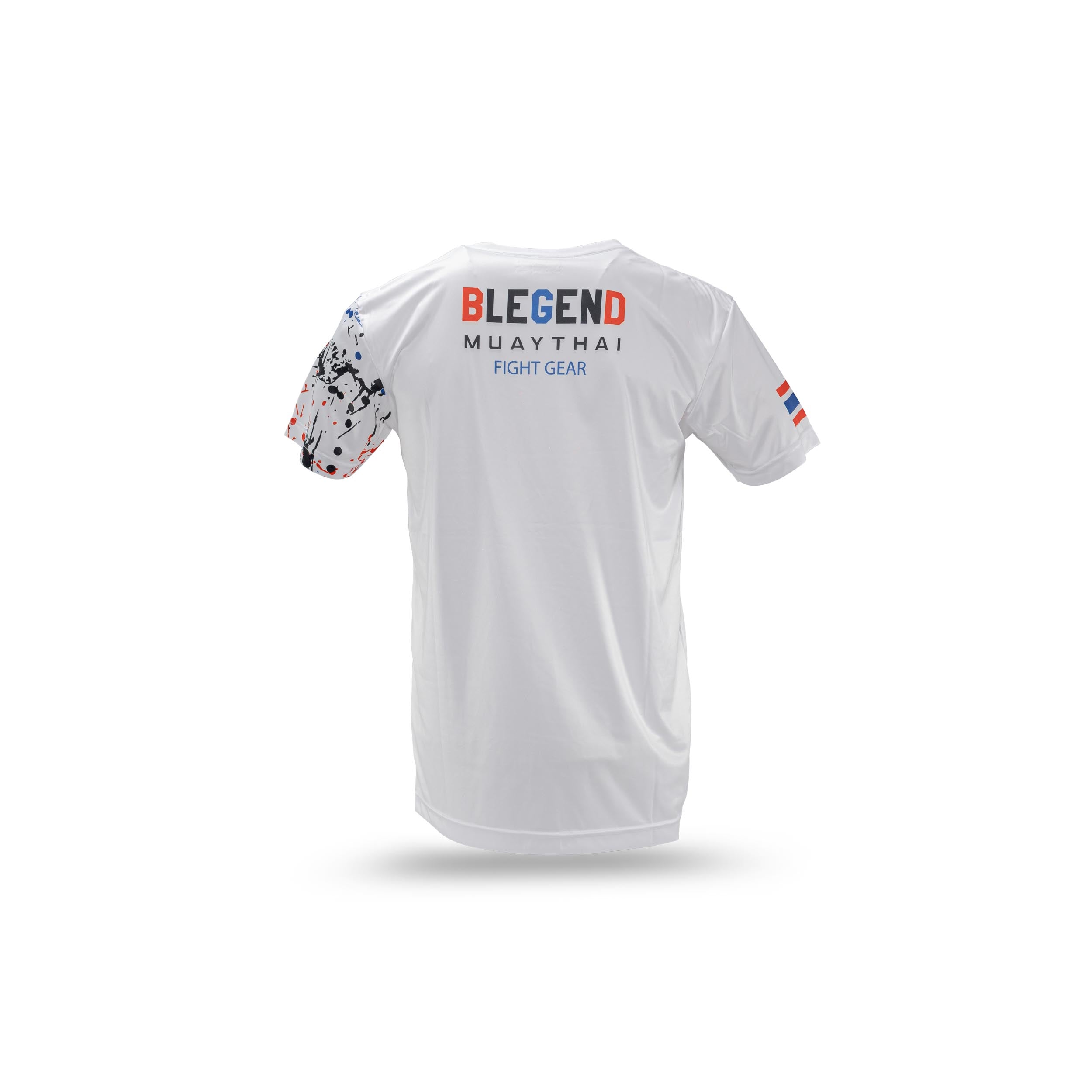 Blegend Thai Pride White Dry-Fit Muay Thai T-Shirt