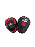 Raja Punch Mitts — Open Finger Black/Red (RPM-6A) — MMAGuy fight gear Phuket