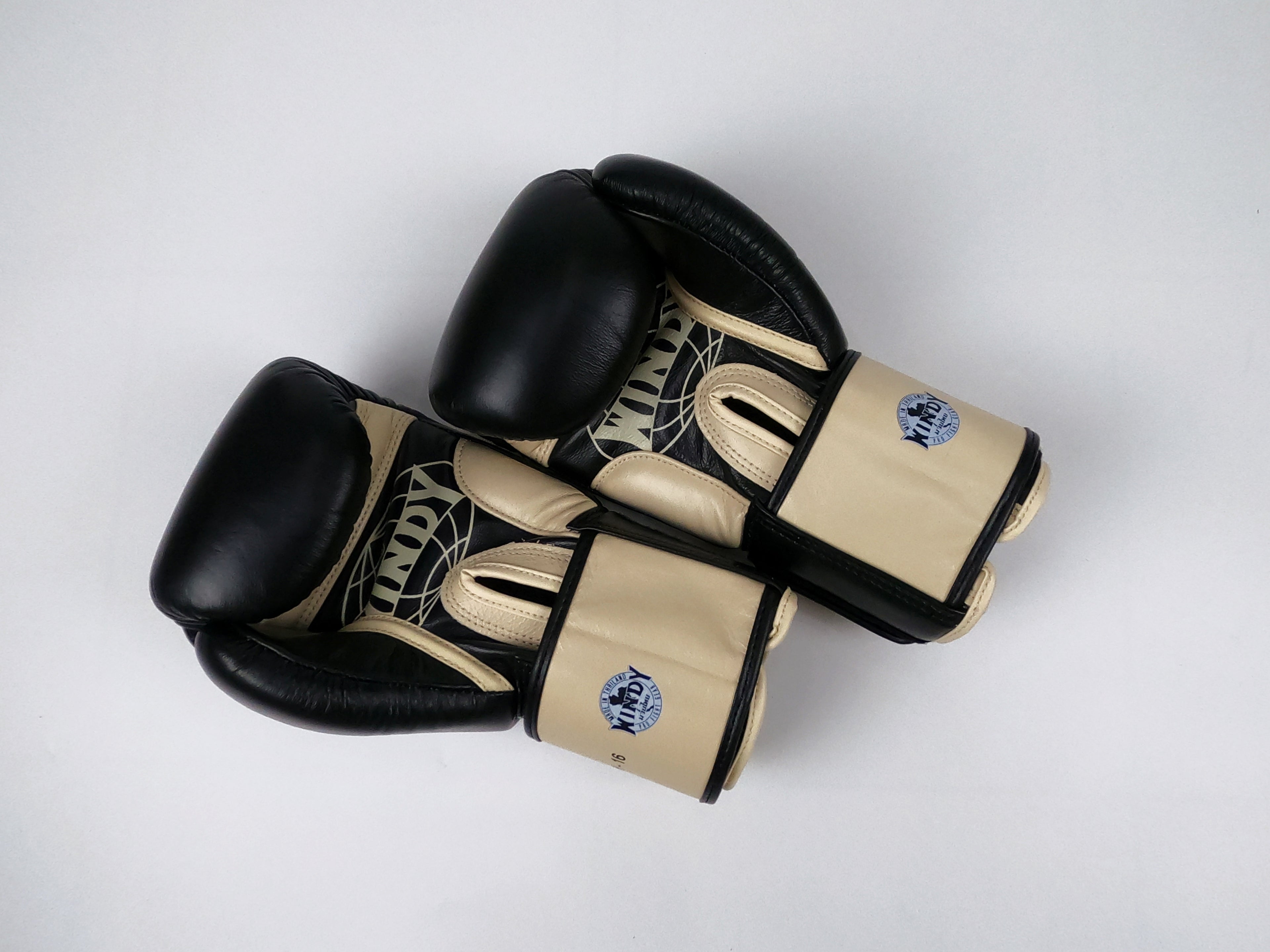 Windy Boxing Gloves Black Cream *Limited Edition* — view 3, fight gear Phuket | MMAGuy
