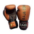 Raja Boxing Gloves — The Original Brown/Black (RJB-P1-1) — MMAGuy fight gear Phuket
