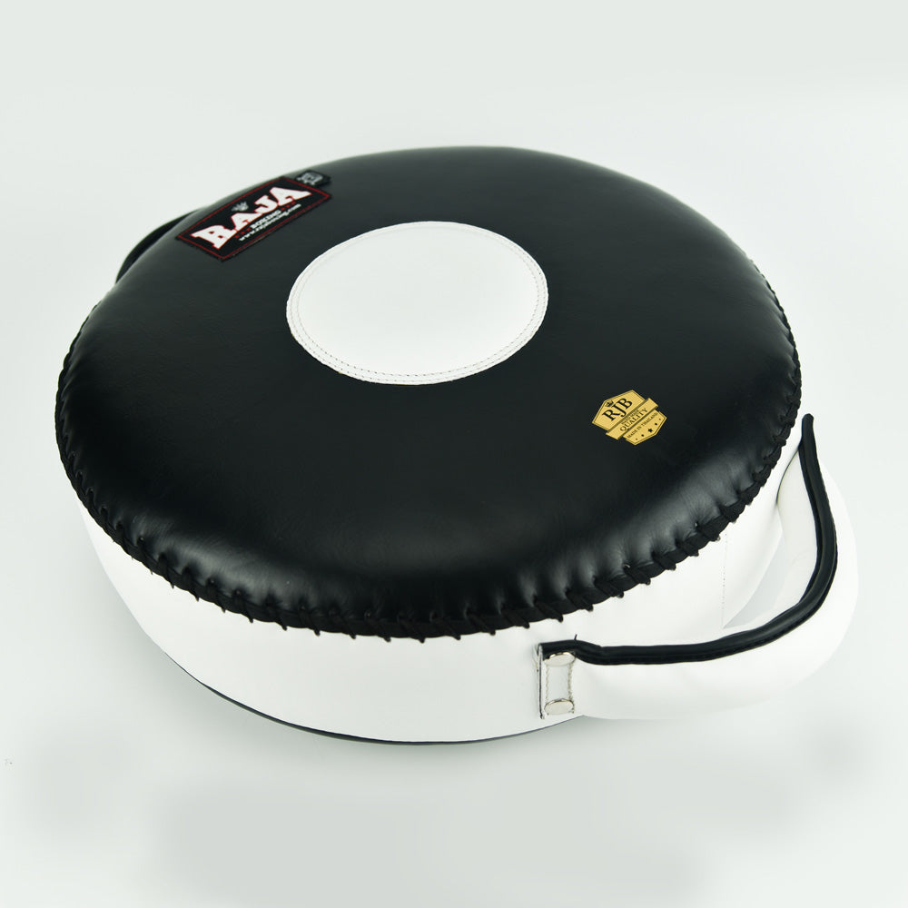 Raja Punch Mitts — Air Punch Shield White/Black (RPM-8) — MMAGuy fight gear Phuket
