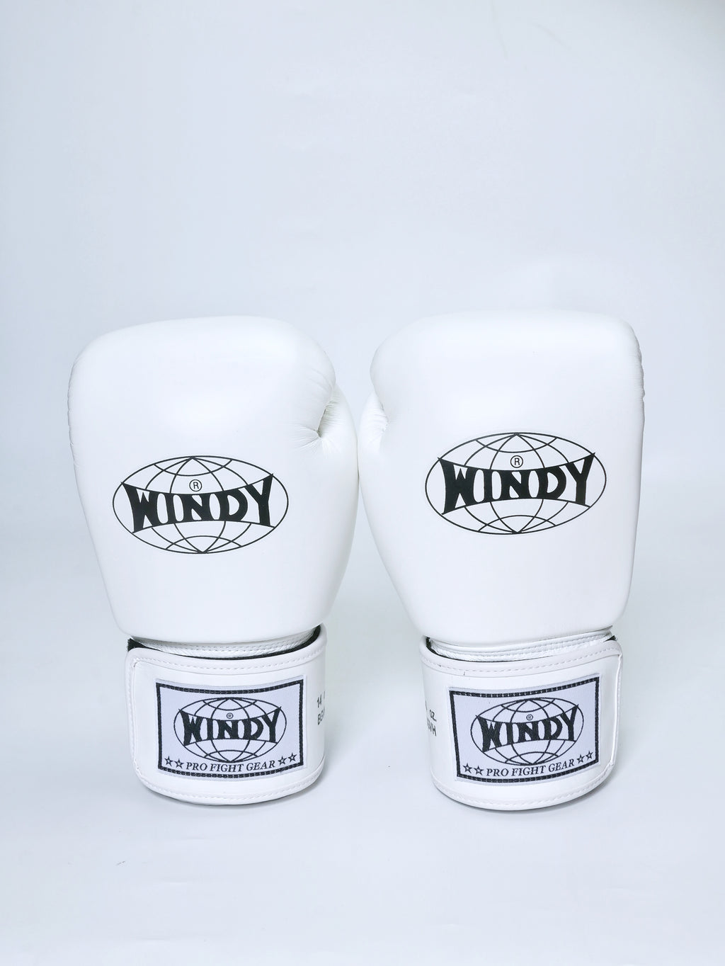 Windy Boxing Gloves Velcro White — side view