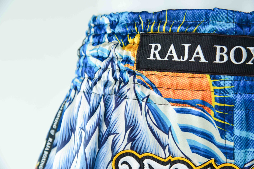 Raja Muay Thai Shorts — The ICONIC Hanuman — MMAGuy fight gear Phuket