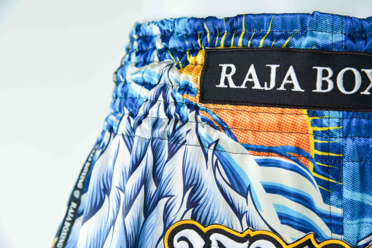 Raja Muay Thai Shorts — The ICONIC Hanuman — MMAGuy fight gear Phuket