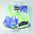 Raja Muay Thai Shorts — Tie Dye Green (SP66-053) — MMAGuy fight gear Phuket